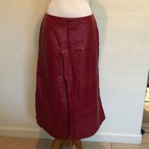 Red sexy skirt